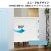 Nihig Swing Door, Counter Swing Door, Cafe Door, Single Louvered Gate with Hinges, Opens In Both Directions, Automatically Closes, Commercial Home Sin