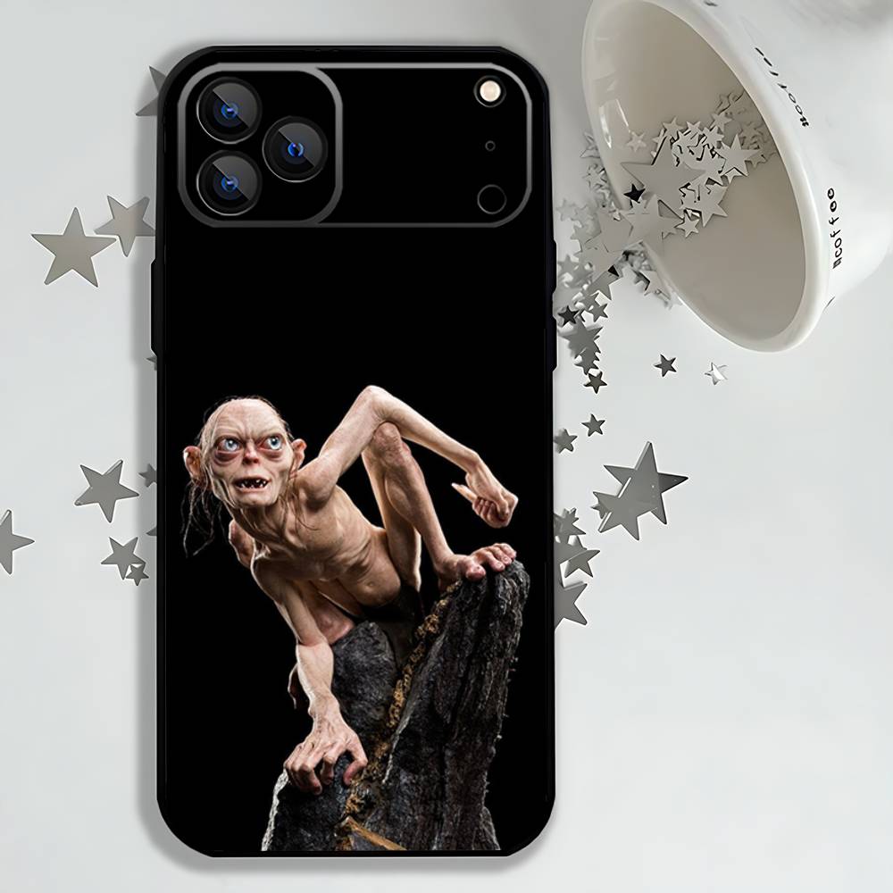 Gollum L-Lord of the R-Rings Phone Case For iPhone 17,16,15,14,13,12,11,Pro,Max,Plus,E,Air,Mini Protective Black Cover