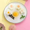 4 шт./набор Пароварка для яиц для кухни Форма для омлета для завтрака С бесплатной масляной кистью Кухонные аксессуары Инструменты