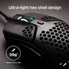 HYPERX Игровая мышь Pulsefire Haste для шестиугольного корпуса 59 Геймеров, Ультралегкий дизайн, грамм, 2-летняя гарантия, HMSH1-A-BK/G (Использовал)