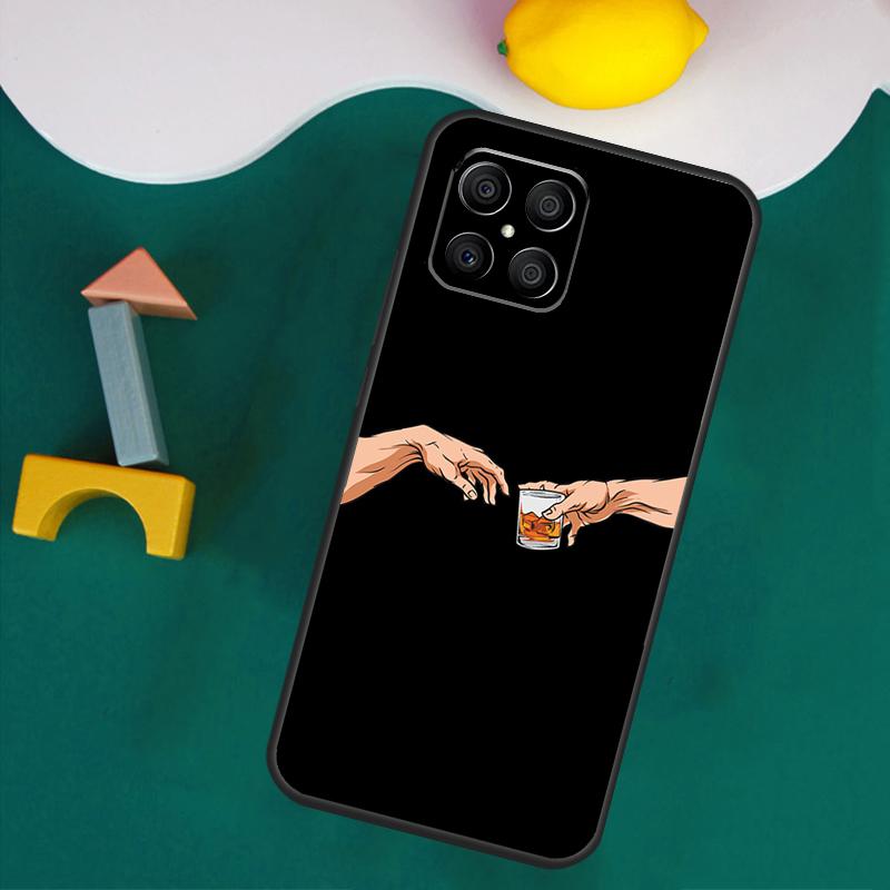 Кейс для сигар и виски для Honor Magic 7 Pro 5 6 Lite Honor 200 Pro 50 70 90 X9a X8a X8 X9 X8b X9b X9c Чехол