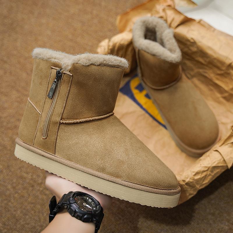 Зимние мужские бархатные теплые зимние сапоги женские хлопковые мопсы мягкие утолщенные пушистые сапоги мужские сумки и хлопковые мопсы прямые продажи с фабрики