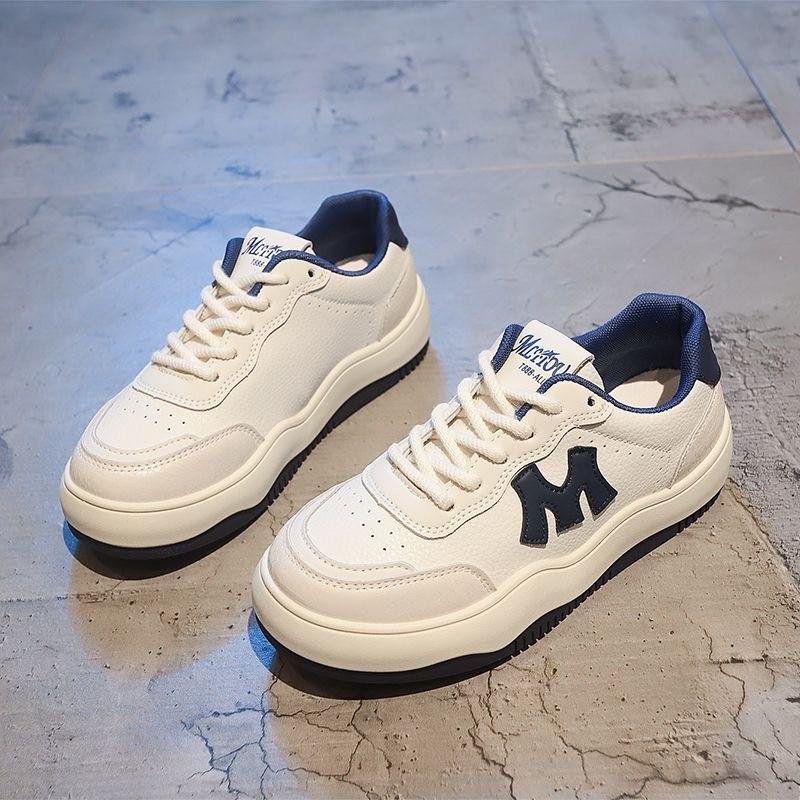 Женская обувь Новая весенне-осенняя белая обувь Универсальная студенческая спортивная повседневная обувь Borad Design Sense Niche Fashion Shoes