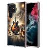 Retro rock Music Electric Guitar Phone Case For Samsung S25 Edge S24 FE Galaxy S21 S20 FE S23 S22 Ultra S10 Plus S10E Cover Clea