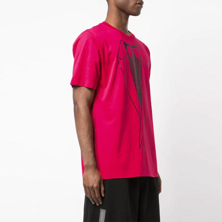 Nike Женская футболка Off-White NRG A6, розовые/черные топы унисекс BQ0827-698