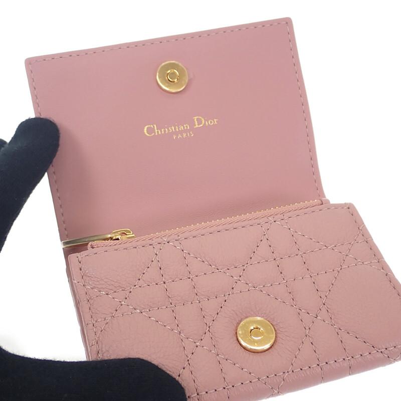 Dior S5132UWHC77P Bifold Wallet Pink Women