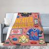 Hockey Heated Rivalry Hollanov Flannel Blankets  Funny Throw Blankets for Home Hotel Sofa  150*125cm Quilt