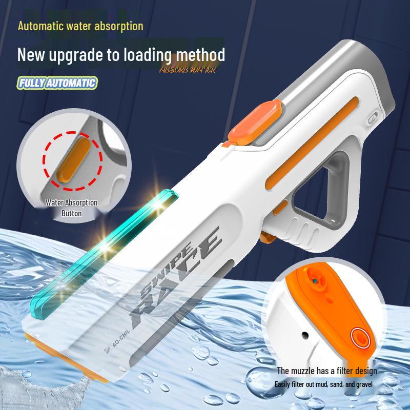 Automatic Pulse Water Gun: Rapid Fire, Easy Refill, Powerful Spray - Perfect for Songkran Festival Fun!