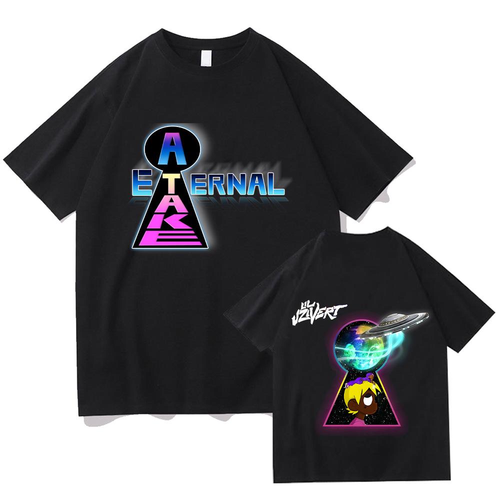 Lil Uzi Vert Etemal Atake T-shirts Summer Men Women Clothing Hip Hop Fashion Tshirt Short Sleeve Oversized Creative Streetwear