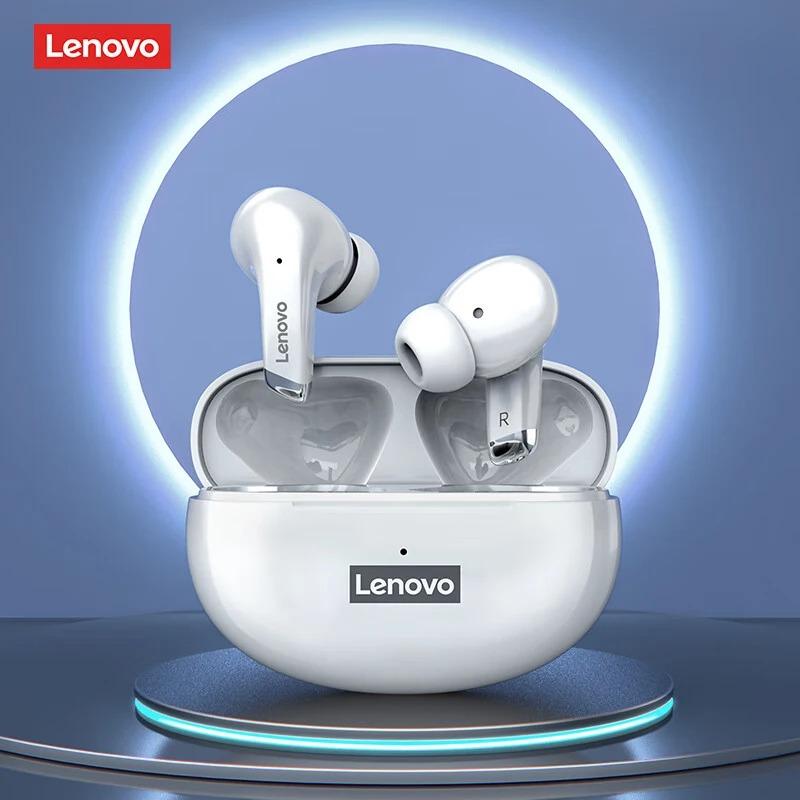 Беспроводные Bluetooth-наушники Lenovo LP5 TWS, долгое время работы от аккумулятора, спортивные наушники, игровой режим, гарнитура для звонков в формате HD с микрофоном