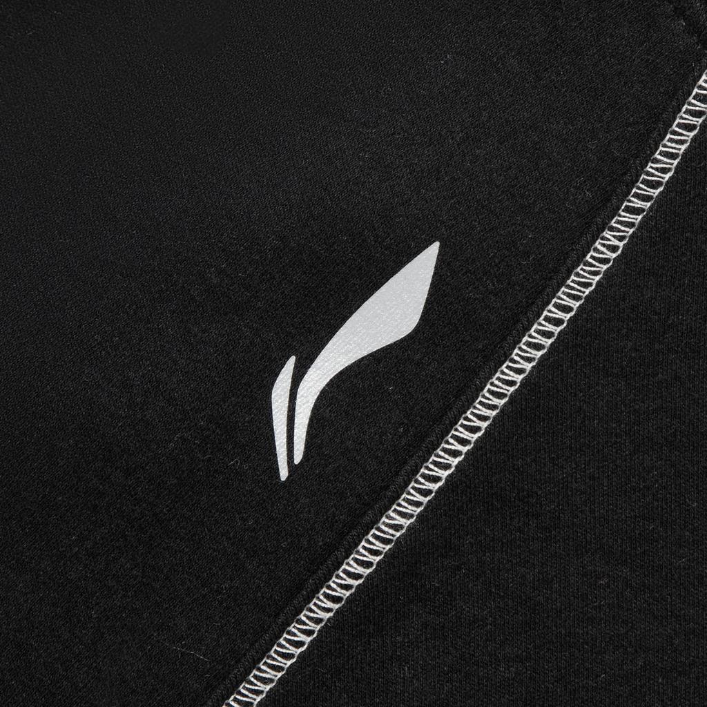 Li-Ning Серия Фитнес Спортивная Футболка с Круглым Вырезом Облегающая Универсальная Удобная Повседневная с Длинным Рукавом Женские Футболки Черная ATLV268-4