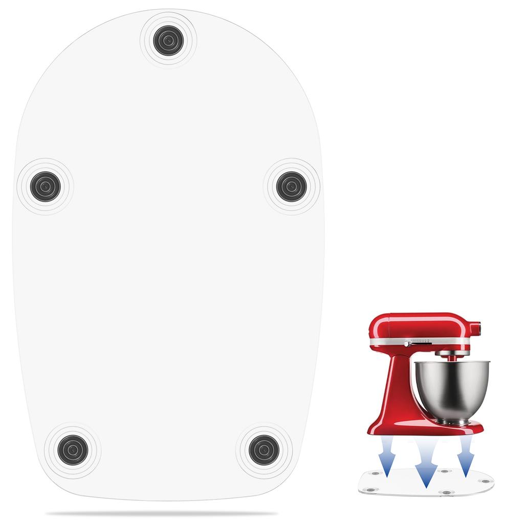 1 шт. Деревянный/Акриловый скользящий коврик для миксера, подставка-слайдер для кухонной техники, легко перемещаемая, для кухонной столешницы