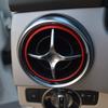 Наклейки-кольца на дефлекторы кондиционера для Mercedes Benz SLK SLC R172 SLC180 SLC200 SCL300 SLC43 AMG, накладки для украшения воздуховодов