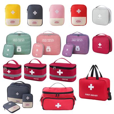 1/3 шт. сумка для лекарств из ткани Оксфорд, портативная аптечка первой помощи для путешествий, медицинская сумка большой вместимости, сумка для хранения лекарств, набор из трех предметов
