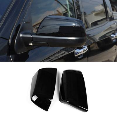 Для Toyota Tundra Crew Max 2007- Sequoia 2008-2015 Глянцевая Черная Накладка на Наружное Зеркало Заднего Вида Боковое Защитная Накладка