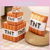 Plush Minecraft Block Pillow With Sponge Core For Colorful Block Doll Design