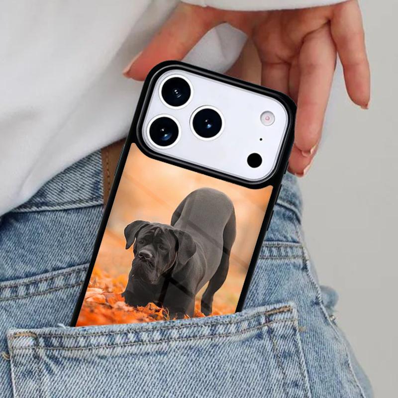 Чехол для телефона Кане Корсо Итальянский мастиф для iPhone 16e 15 14 13 12 17 Pro Max Plus Air 17pro Обложка Coque