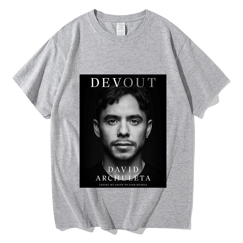 Альбом Дэвид Арчулета EP Devout Печатные футболки Мужские Женские Летние Хлопковые Модные С круглым вырезом С коротким рукавом Футболка