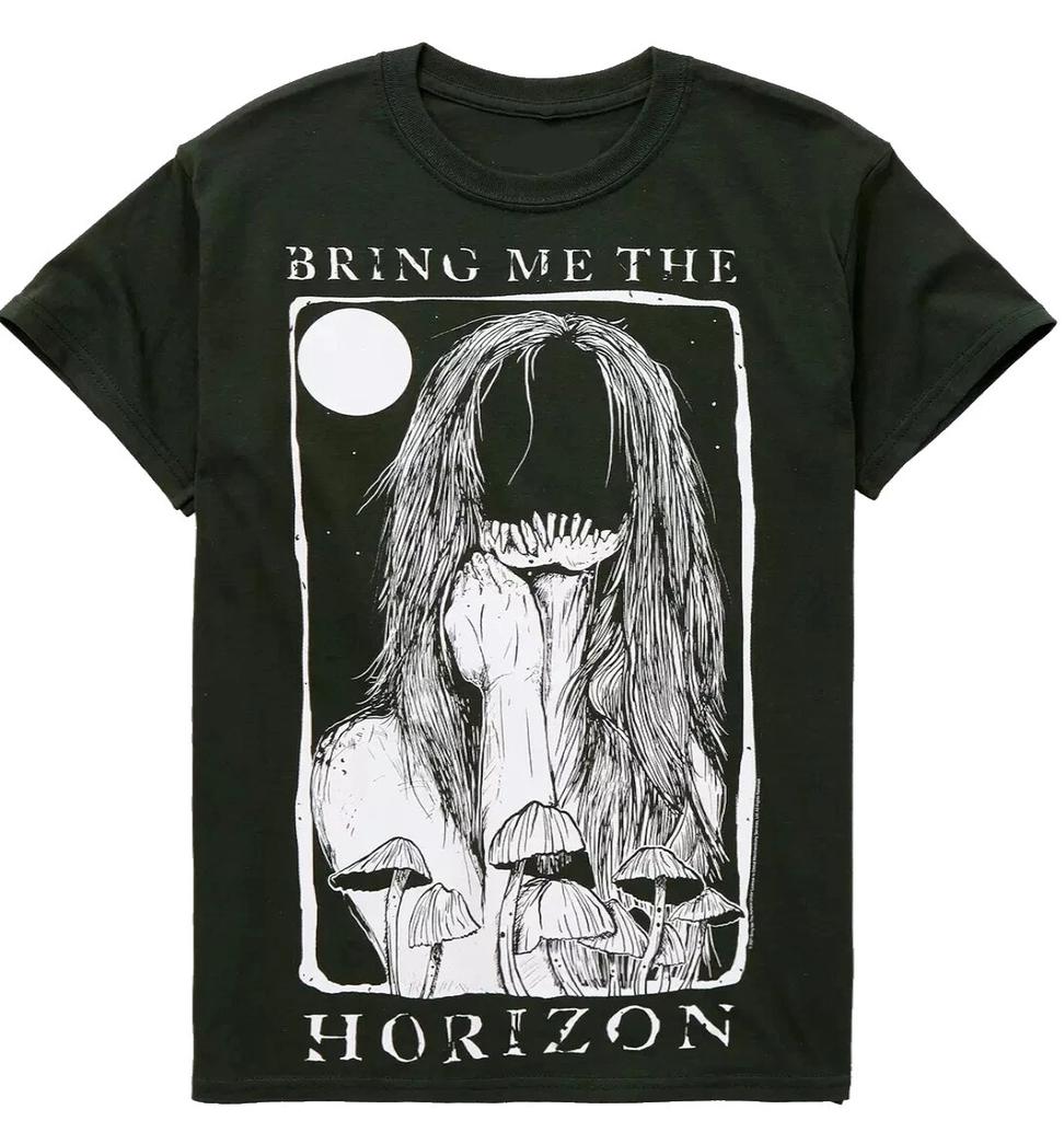 Мужская футболка Bring Me The Horizon - BMTH Faceless / Грибы - Футболки групп