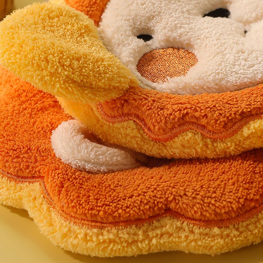 1 шт. милое полотенце для рук в форме льва, теплое украшение для дома, полотенце для рук в форме животного, подходящее для кухни и ванной комнаты