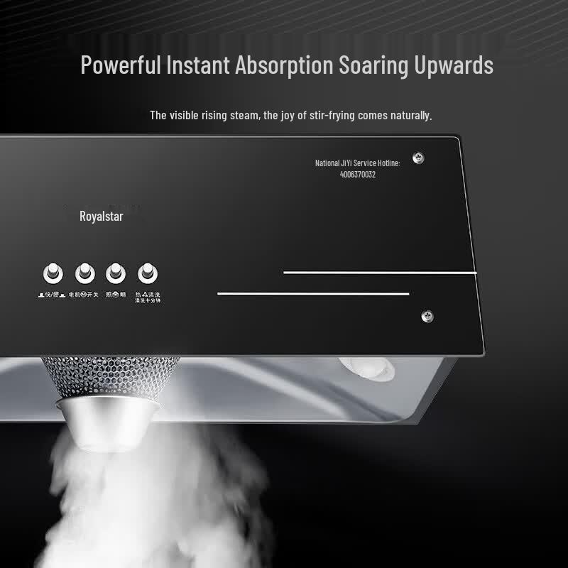 Rongshida CXW-180-G601 Traditional Top-Suction Range Hood CN plug (adapter included)