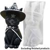 3D Magic Cat Silicone Mold DIY Crystal Epoxy Resin Mold Devil Pirate Cat Key Pendant Animal Ornament Silicone Mold Jewelry Tool