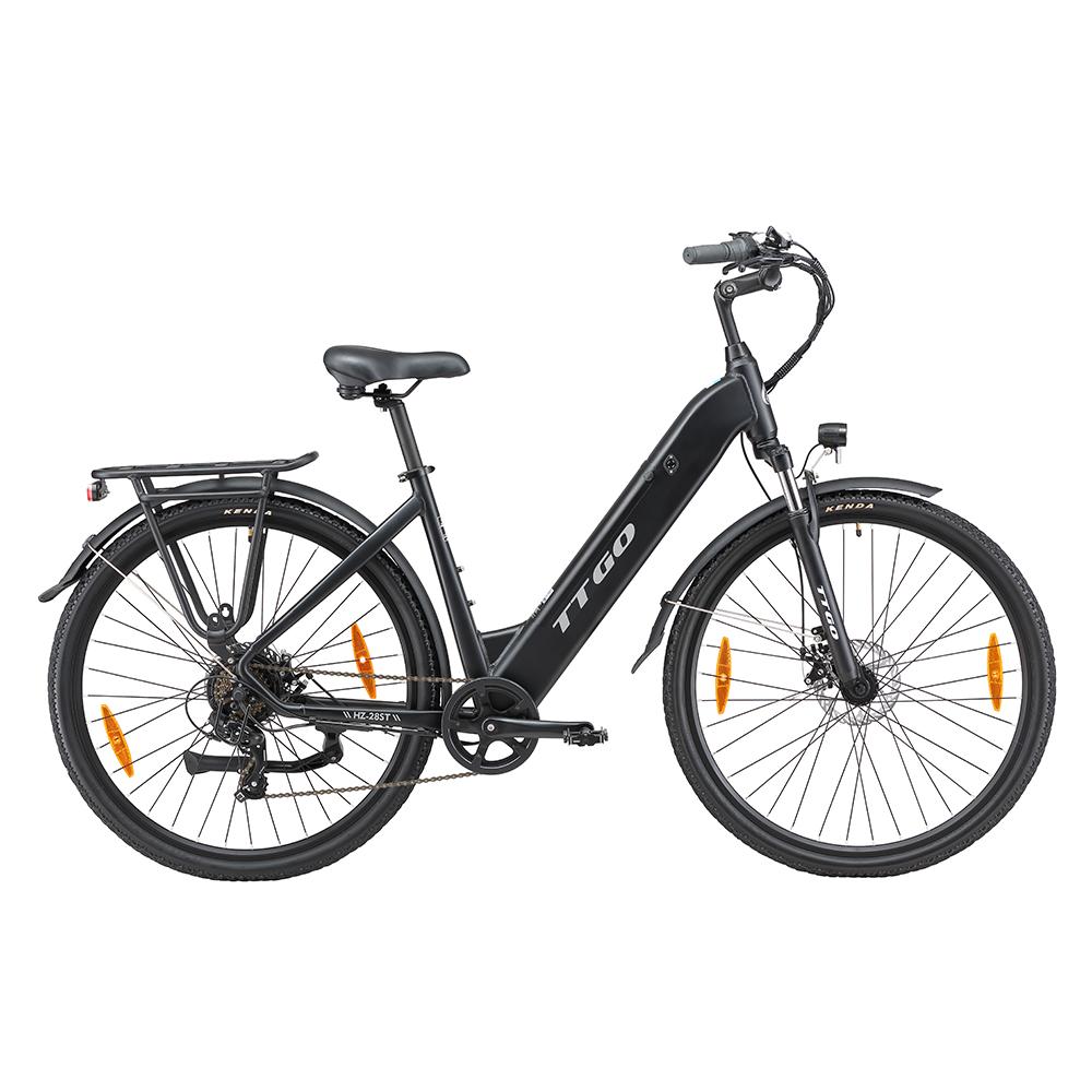 TTGO HZ-28ST электровелосипед для взрослых 28" Step-thru Commuter City Ebike 250W мотор 36V 20Ah аккумулятор