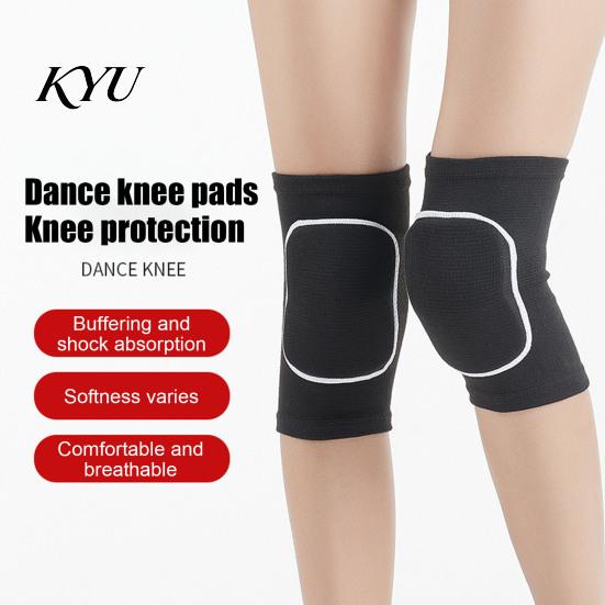 Breathable Knee Brace 2Pcs Sports Pads with EVA Foam, Anti-Collision Protector, Comfortable Support Men Women for Dance Volleyball Football