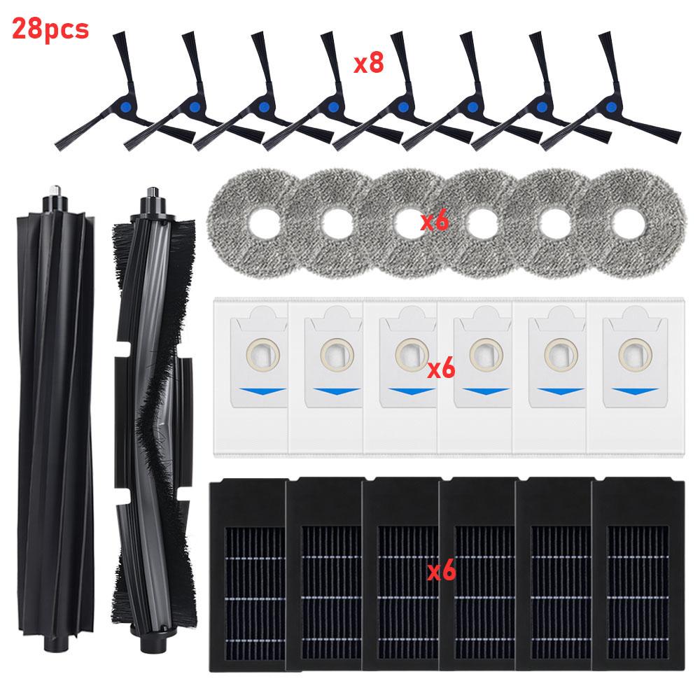 For Ecovacs Deebot X2 Omni X2 Pro X2 Robot Vacuum Cleaner Main Brush Side Brush Hepa Filter Mop Pad Dust Bag Repair Accessories