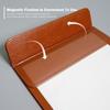 Magnetic Absorption Signature Writing Pad PU Leather Menu Folder Durable Clip Board  Students