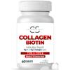 Гидролизованные пептиды коллагена типа 1 и типа 3, 60 таблеток, содержащих биотин и 15 аминокислот