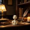 Реквизит для Хэллоуина, 3D-печатная фигурка утки-скелета, готическая статуэтка, настольная скульптура животного, темная ретро коллекция, декор для и уникального домашнего дисплея