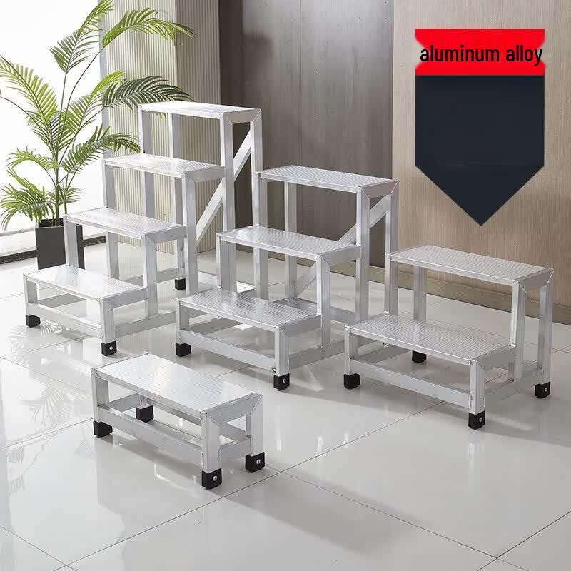 JINGGENG Industrial Aluminum Mobile Platform Ladder