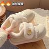 Флисовые Birkenstocks 22 зимние новые теплые на липучке хлопковые туфли отлично выглядящие пушистые кеды