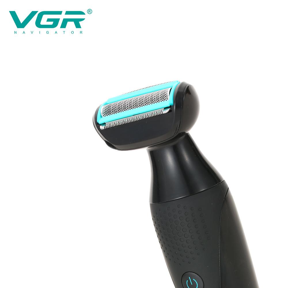 Оригинальная VGR V-601 Новая Портативная Ретро МУЖСКАЯ Многофункциональная 2-в-1 Бритва IPX4 Моющаяся Триммер для Носа Домашняя Бритва Бритва и Устройство для Удаления Волос