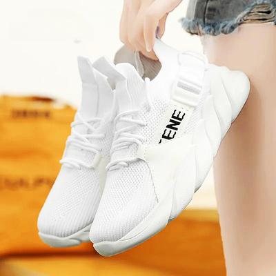 Новые дышащие кроссовки из тканой сетки, женские модные повседневные кроссовки с кокосовой подошвой, кроссовки с мягкой подошвой