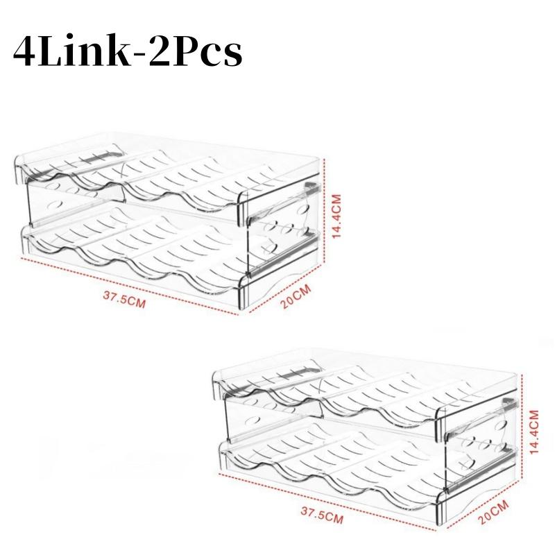 2 шт. утолщенная стойка для красного вина, прозрачная съемная стойка для хранения бутылок с водой, многослойная укладка, столешница для кухонного шкафа