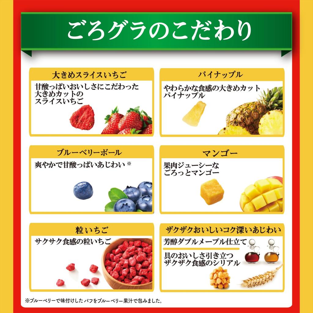 Nissin Cisco Gorogura Luxury Fruit 280 г x 6 пакетиков