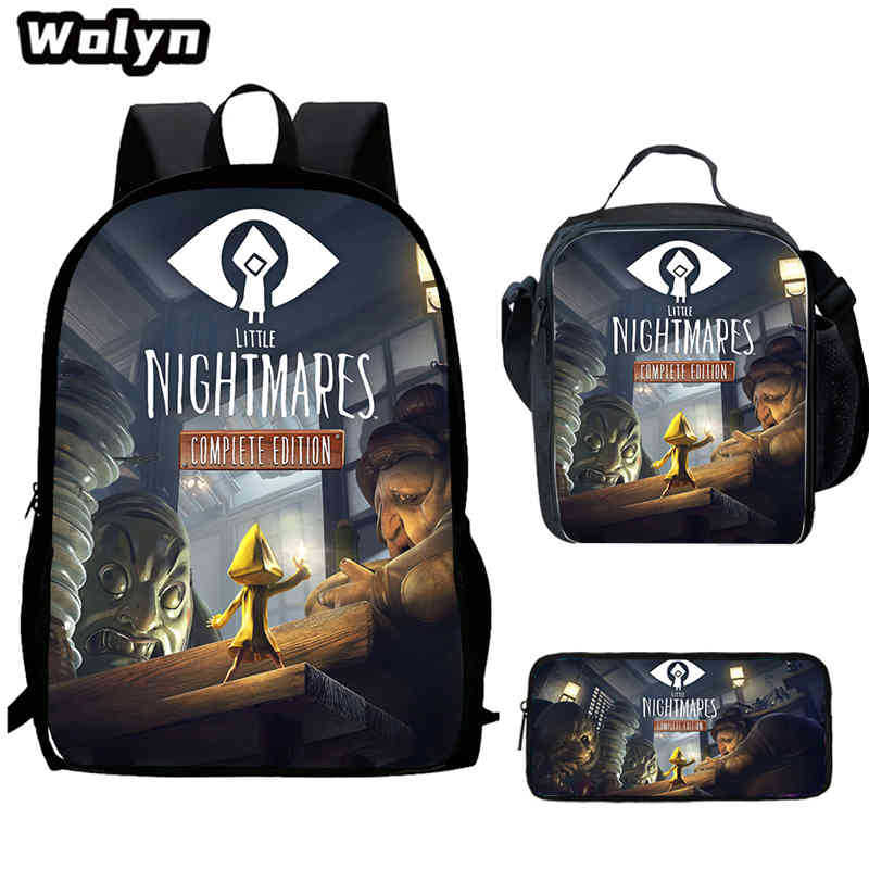 Школьный рюкзак Little Nightmare Многофункциональный Снижение нагрузки Большой вместимости