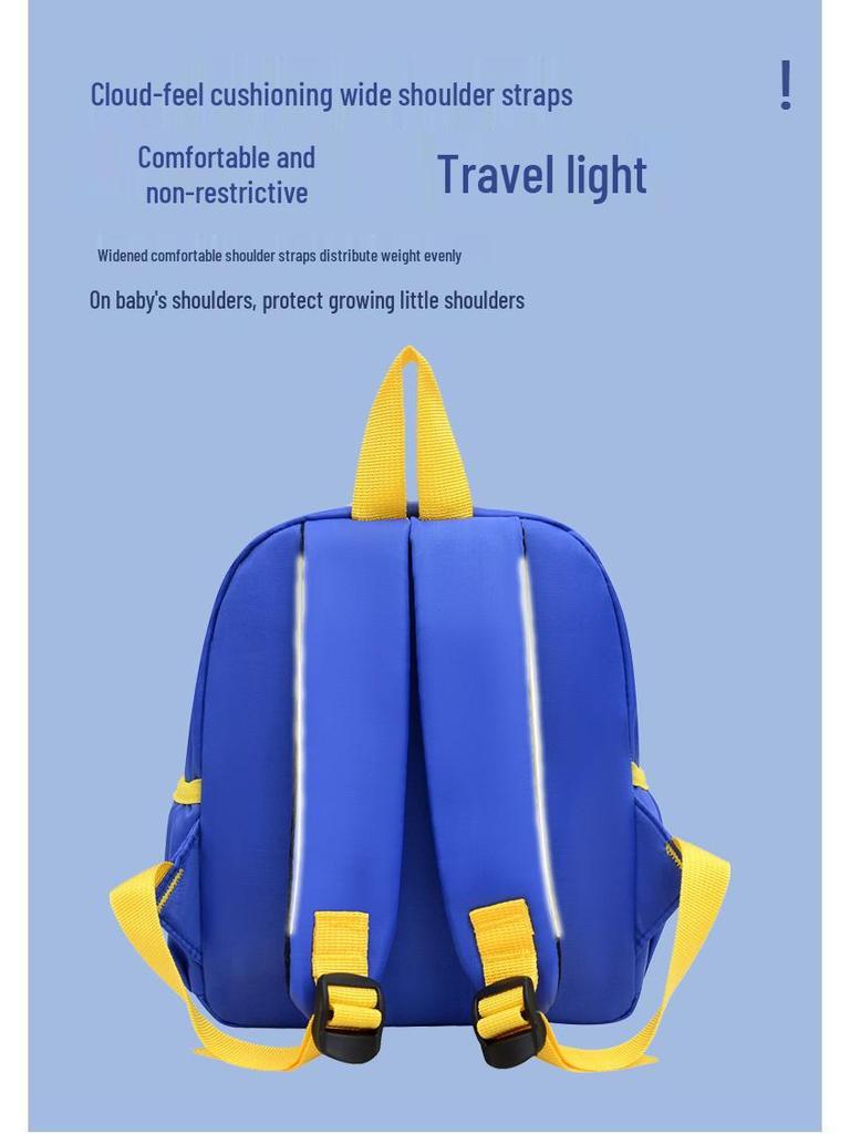 Kids' Cartoon Dinosaur & Spiderman Backpack for Boys Kindergarten