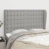 VidaXL Headboard with Ears Light Grey 147x23x118-128 Cm Fabric3118388