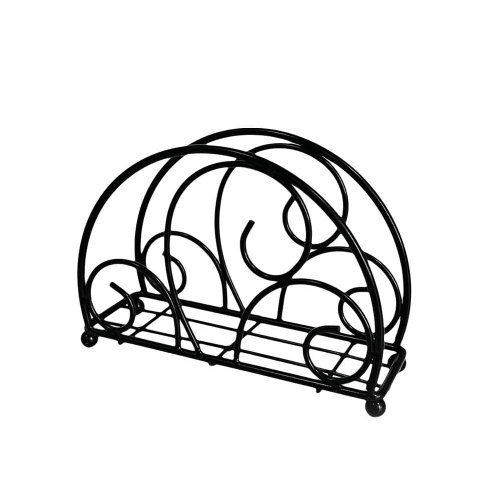 Кованое железо Стойка для хранения салфеток Металлический диспенсер для салфеток Высококачественная бумажная подставка Украшение стола