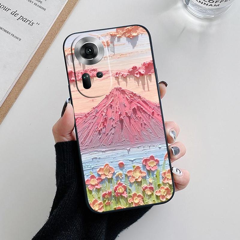 Для Oppo Reno 11 5G Чехол CPH2599 Модный Мягкий Силиконовый Задний Чехол для Oppo Reno11 Pro Reno 11F Reno11 F Чехол для Телефона etui Fundas