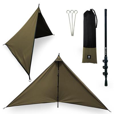 Палатка ZUKK Camping Flame Water Mildew Resistant Olive 2-WAY, Легкая, Кемпинг, TC, Костер, Отражатель, Ветрозащита, Укрытие, Ветровое стекло, Замедлитель,