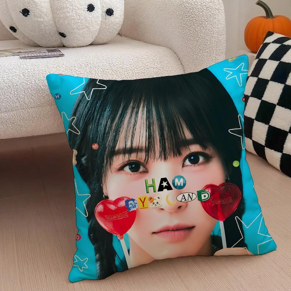 singer cool MMoon Byul Cushion Cover Throw Pillow Cover Hidden Button Durable Polyester Chair Cushion