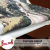 Clamp-On Canvas Holder Diamond Art Canvas Clamp Art Paper Roll with Adjustable Table Holder