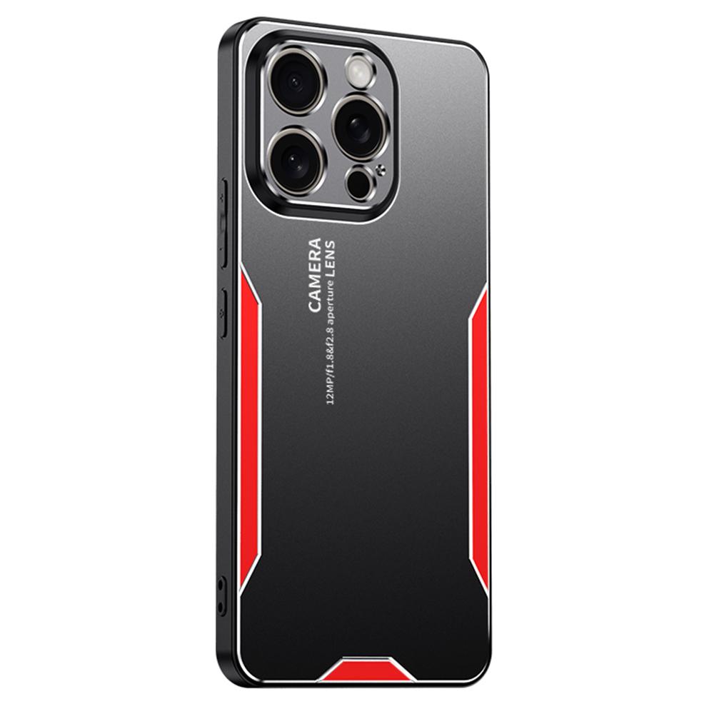 For iPhone 16 Pro Phone Case Aluminium Alloy TPU PC Back Cover