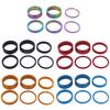 6Pcs Bike Headset Ring 2/5/10mm Bicycle Headset Spacer Bicycle Washer Spacing Pad Aluminum Alloy for 28.6mm Front Fork Bike