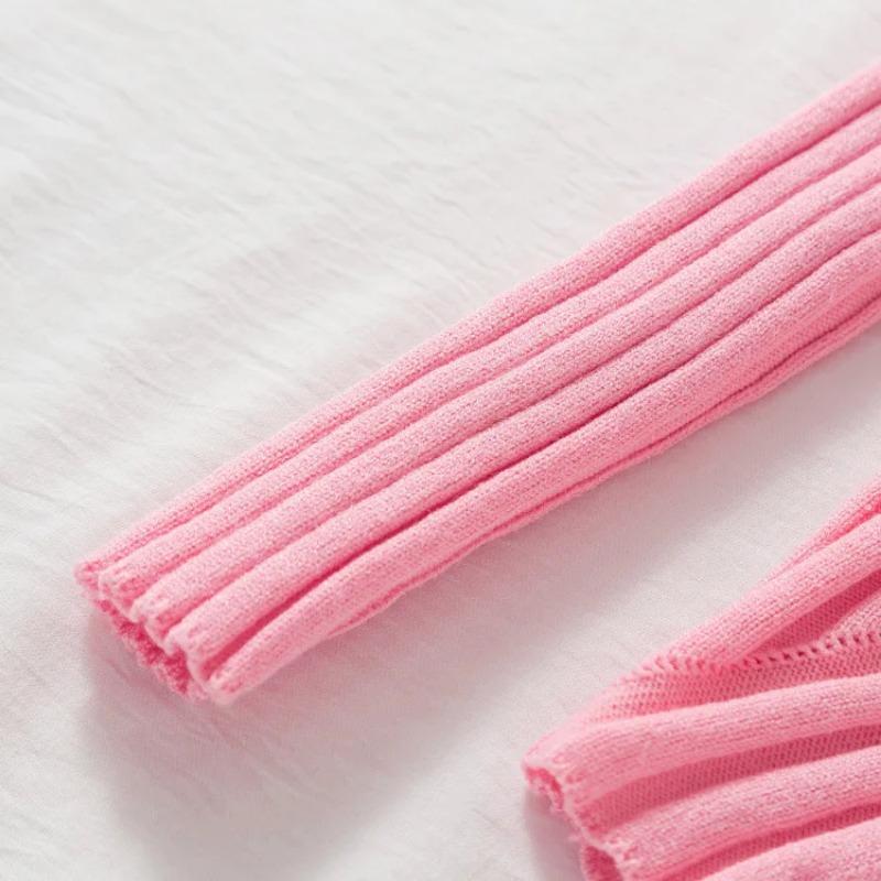 Вязаный свитер женский пуловер 2023 полуводолазка джемпер осень-зима однотонный тонкий шикарный уличный топ с длинными рукавами Y2K