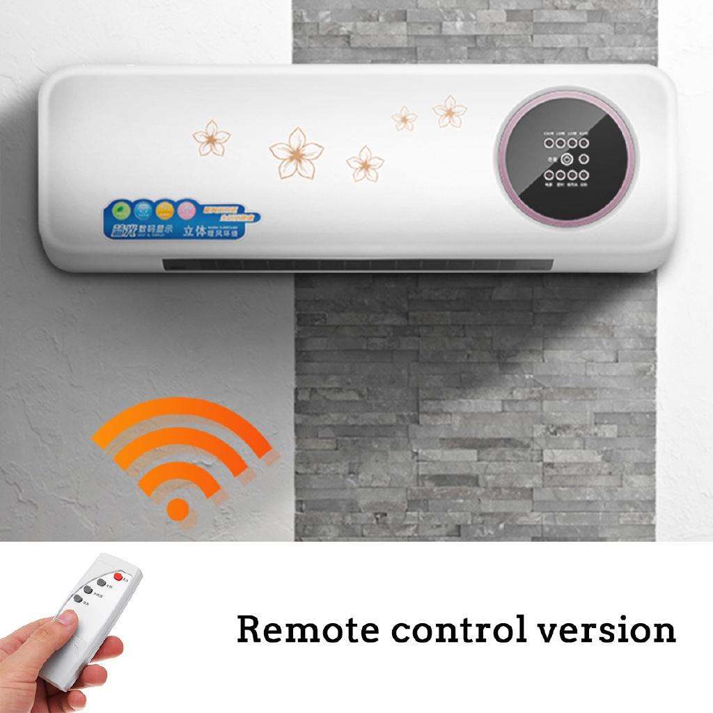 2000 Вт 3 скорости Настенный электрический обогреватель Водонепроницаемый Пульт дистанционного управления Машина для кондиционирования воздуха Экономия тепловой энергии